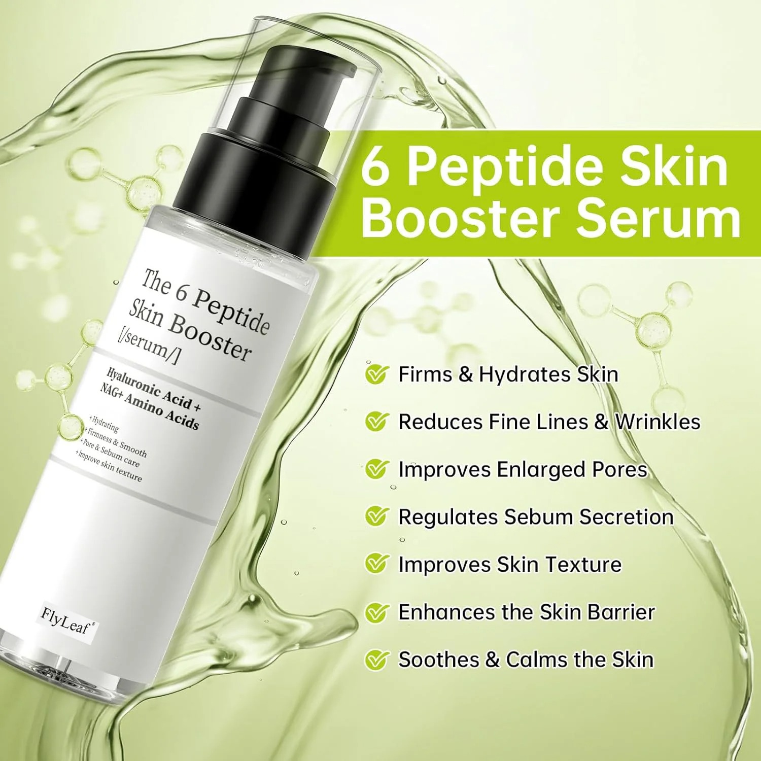 150ml Peptid-Hautbooster-Toner – Hyaluronic Acid Facial Serum Bewertung und Preis