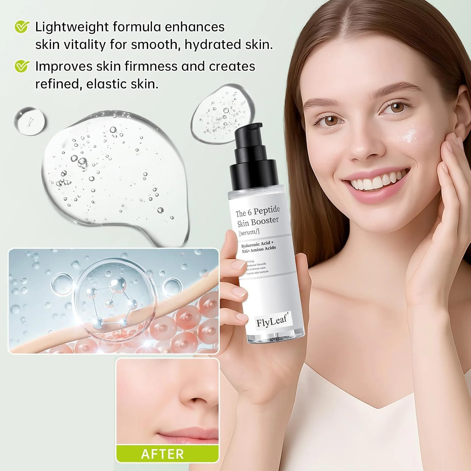 150ml Peptid-Hautbooster-Toner – Hyaluronic Acid Facial Serum Bewertung und Preis