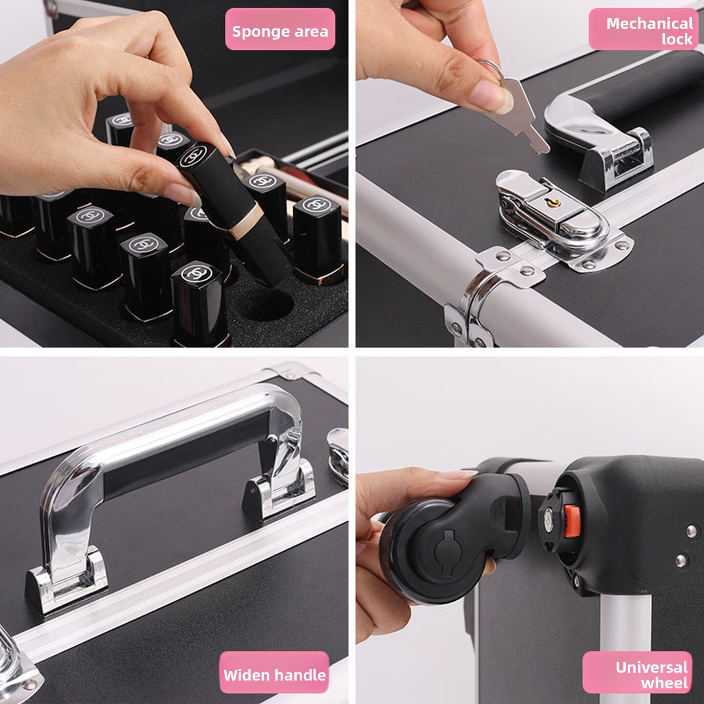 Rollender Make-up-Koffer, absc – Makeup Bewertung und Preis