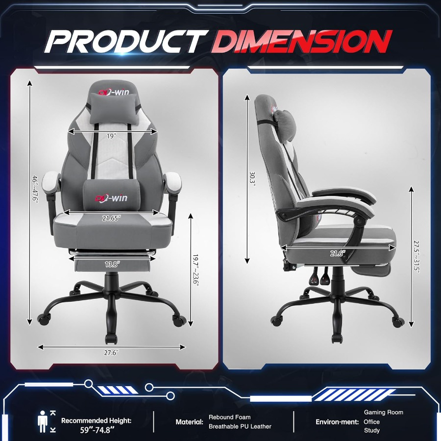 Gaming-Stuhl für Erwachsene mi – Massage Bewertung und Preis