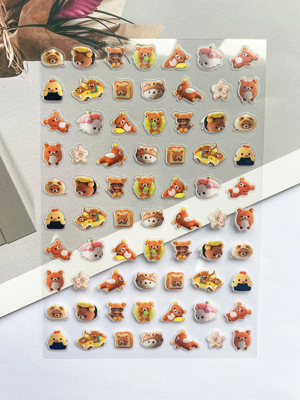 PVC Super Mini Rosa Rilakkuma  – Nail Art Bewertung und Preis