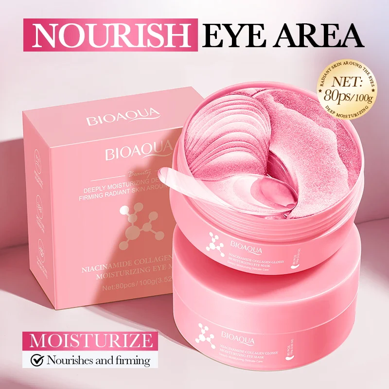 80 Stück Niacinamid-Kollagen-A – Collagen Under Eye Patches Bewertung und Preis
